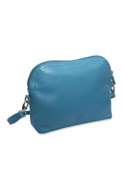 Saddler Of Scotland Ladies Zip Adjustable Strap Handbag -Best Fashion Shoes Shop TB65425TEAL 1