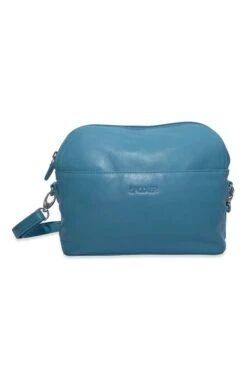 Saddler Of Scotland Ladies Zip Adjustable Strap Handbag -Best Fashion Shoes Shop TB65425TEAL 2