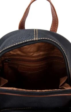 Front Pocket Backpack -Best Fashion Shoes Shop TB66722BLACKTAN 3