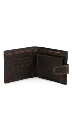 Rowallan Tabbed Twin Compartment Wallet -Best Fashion Shoes Shop TB66743BROWN 1 1