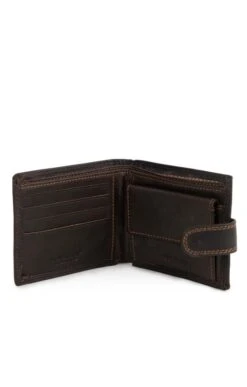 Rowallan Tabbed Twin Compartment Wallet -Best Fashion Shoes Shop TB66743BROWN 1