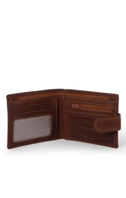 Rowallan Tabbed Inner Zip Wallet -Best Fashion Shoes Shop TB66747TAN 1