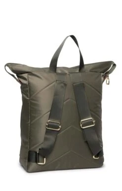 Ladies Nylon Backpack Tote -Best Fashion Shoes Shop TB77794OLIVE 1 1