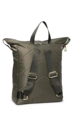 Ladies Nylon Backpack Tote -Best Fashion Shoes Shop TB77794OLIVE 1