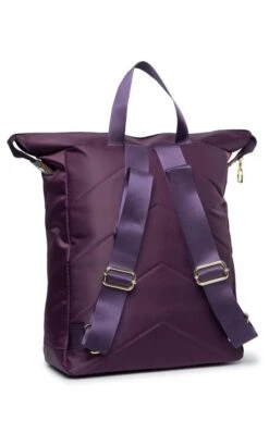 Ladies Nylon Backpack Tote -Best Fashion Shoes Shop TB77794PURPLE 1