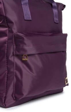 Ladies Nylon Backpack Tote -Best Fashion Shoes Shop TB77794PURPLE 2 1