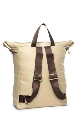 Ladies Nylon Backpack Tote -Best Fashion Shoes Shop TB77794SAND 1