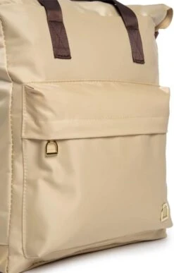 Ladies Nylon Backpack Tote -Best Fashion Shoes Shop TB77794SAND 2 1