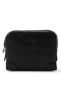 Gianni Conti Leather Zipped Bag -Best Fashion Shoes Shop TB93008BLACK 2