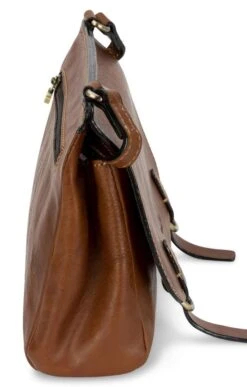 Flapover Handbag -Best Fashion Shoes Shop TB99843TAN 5