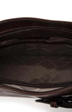 Ladies Gianni Conti Foldover Bag -Best Fashion Shoes Shop TB99852DKBROWN 5