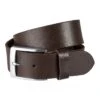 Men’s Buffalo Leather Belt -Best Fashion Shoes Shop TC04160DKBROWN