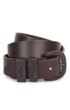 Men's R.M. Williams Drover Leather Belt -Best Fashion Shoes Shop TC05130CHOCOLATE 1