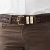 Men's R.M. Williams Crocodile Belt 1 Men's R.M. Williams Crocodile Belt -Best Fashion Shoes Shop TC10356BROWN