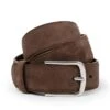 Men's Dalvi Suede Stitched Belt -Best Fashion Shoes Shop TC22306MIDBROWN