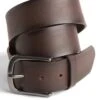 Men's Nashville Leather Belt -Best Fashion Shoes Shop TC23122BROWN