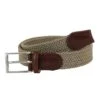 Men’s Braided Belt -Best Fashion Shoes Shop TC91119BEIGE