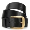 4cm Country Leather Belt -Best Fashion Shoes Shop TC98710BLACK