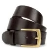 4cm Country Leather Belt -Best Fashion Shoes Shop TC98710DKBROWN