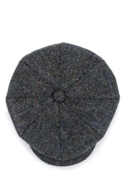 Men's Failsworth Harris Tweed Carloway Cap -Best Fashion Shoes Shop TE00219GREENHB 1