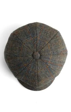 Men's Failsworth Harris Tweed Carloway Cap -Best Fashion Shoes Shop TE00219LODENOVERCHECK 1