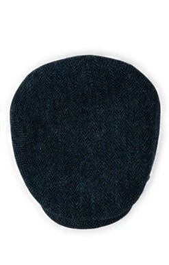 Men's Harris Tweed Aberford Cap -Best Fashion Shoes Shop TE03234DUSKBLUEHB 1