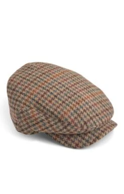 Men's Harris Tweed Aberford Cap -Best Fashion Shoes Shop TE03234GOLDKINGFISHER 1