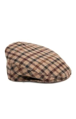 Tweed Hereford Cap -Best Fashion Shoes Shop TE03400BROWNWHEATGC 1