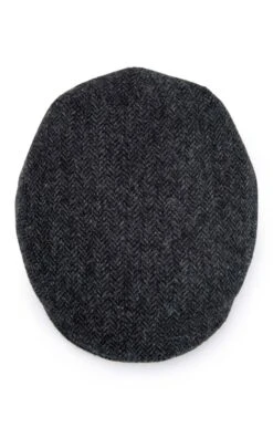 Tweed Hereford Cap -Best Fashion Shoes Shop TE03400CHARCOALHB 1