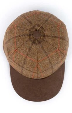 Tweed Baseball Cap -Best Fashion Shoes Shop TE03480BARKBRACKENCHK 3