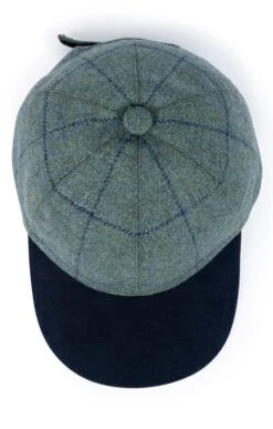 Tweed Baseball Cap -Best Fashion Shoes Shop TE03480BLUELOVATWP 3