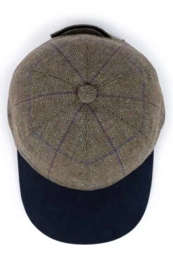 Tweed Baseball Cap -Best Fashion Shoes Shop TE03480MOORLANDHEATHERWP 3