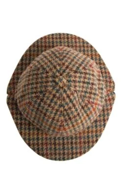 Men's Harris Tweed Stalker Hat -Best Fashion Shoes Shop TE03491GOLDKINGFISHER 1