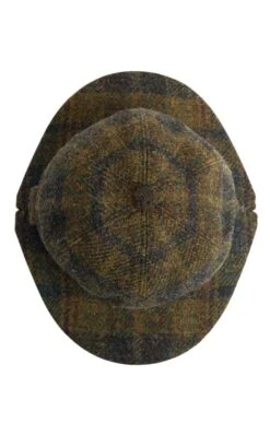 Men's Harris Tweed Stalker Hat -Best Fashion Shoes Shop TE03491HIGHLANDBARK 1 1