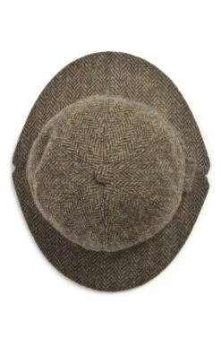 Men's Harris Tweed Stalker Hat -Best Fashion Shoes Shop TE03491MOORLANDHB 2