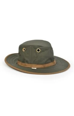 Men’s Outback Waxed Cotton Hat -Best Fashion Shoes Shop TE05201OLIVETAN 1