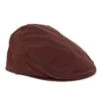 Men's Wax Flat Cap -Best Fashion Shoes Shop TE25097CHESTNUT