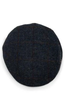 Men's Failsworth Harris Tweed Stornoway Cap -Best Fashion Shoes Shop TE91169BLUERUSTOC 2