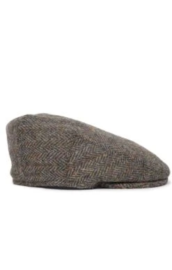 Men's Failsworth Harris Tweed Stornoway Cap -Best Fashion Shoes Shop TE91169BRNGREENHB 1