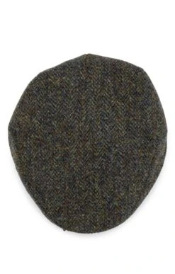 Men's Failsworth Harris Tweed Stornoway Cap -Best Fashion Shoes Shop TE91169DKGREENTEAL 2