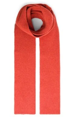 Lambswool Ribbed Scarf 28 Lambswool Ribbed Scarf -Best Fashion Shoes Shop TF00248EMBER 1