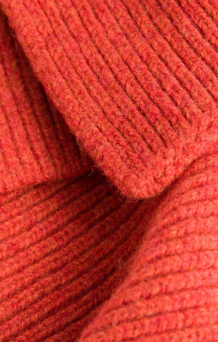 Lambswool Ribbed Scarf 10 Lambswool Ribbed Scarf - Image 8