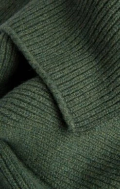 Lambswool Ribbed Scarf 32 Lambswool Ribbed Scarf -Best Fashion Shoes Shop TF00248MOSS 1