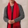 Lambswool Plain Scarf 1 Lambswool Plain Scarf -Best Fashion Shoes Shop TF20113RED