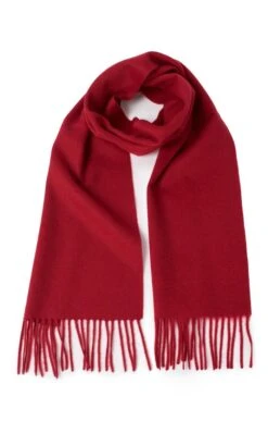 Lambswool Plain Scarf -Best Fashion Shoes Shop TF20113RED 1