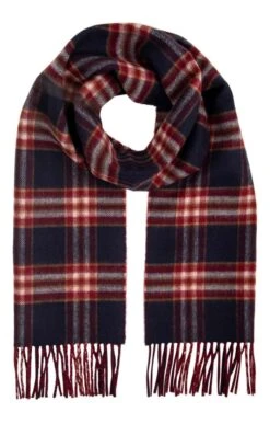 Men's Reversible Cashmere Check Scarf