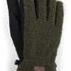 Men's Barbour Eskdale Fleece Gloves -Best Fashion Shoes Shop TG23903OLIVE