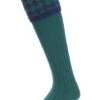 Merino Diamond Top Shooting Socks -Best Fashion Shoes Shop TH14060TARTANGREENNAVY