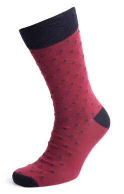 Men's Gant Socks Two Pack -Best Fashion Shoes Shop TH23031DOTSPLUMPEDRED 1