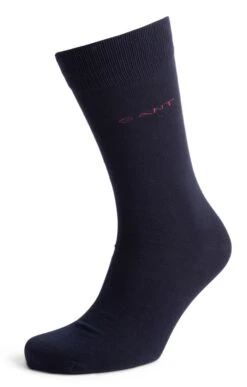 Men's Gant Socks Two Pack -Best Fashion Shoes Shop TH23031STRPPLUMPRED 1